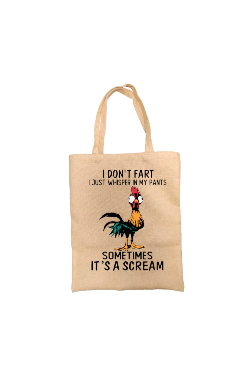 Chicken Tote Bag, Chicken Bag, Personalised Tote Bag